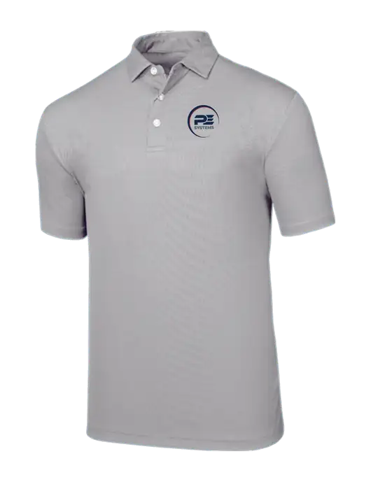 Callaway Birdseye Light Grey Polo w/PE Systems Logo