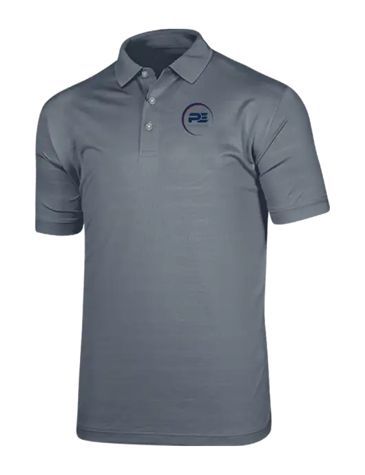 Callaway Vibrant Light Grey Ventilated Polo w/PE Systems Logo