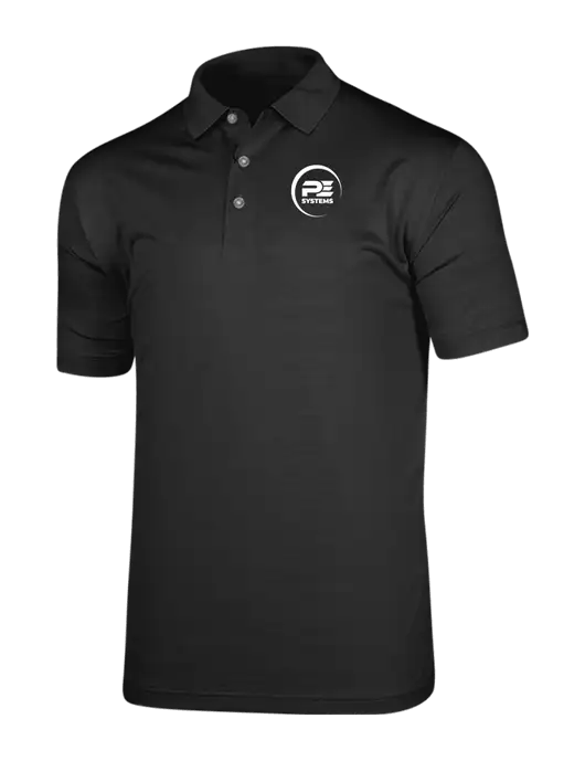 Callaway Vibrant Black Ventilated Polo w/PE Systems Logo