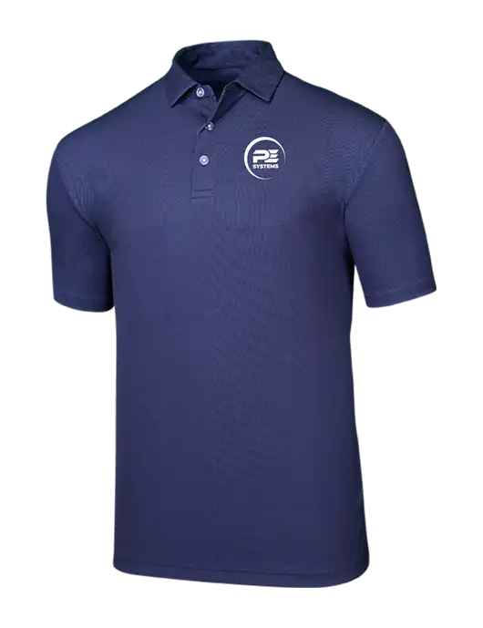 Callaway Birdseye Navy Polo w/PE Systems Logo