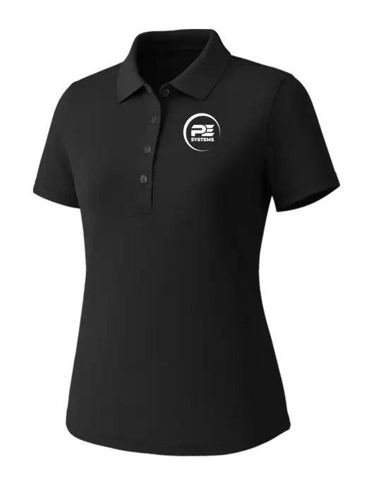 Callaway Womens Core Black Performance Polo w/PE Systems Logo