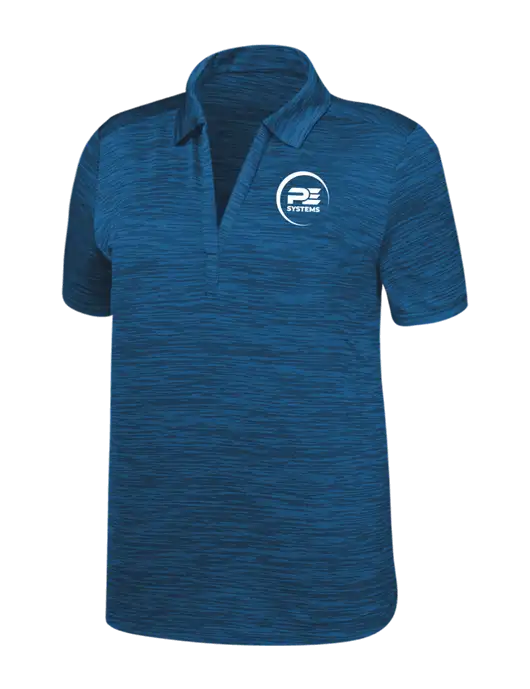 Callaway Womens Medium Slate Blue Broken Stripe w/PE Systems Logo