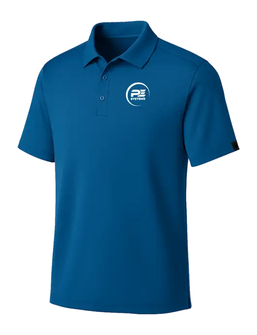OGIO Royal Blue Framework Polo w/PE Systems Logo