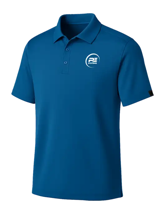 OGIO Royal Blue Framework Polo w/PE Systems Logo