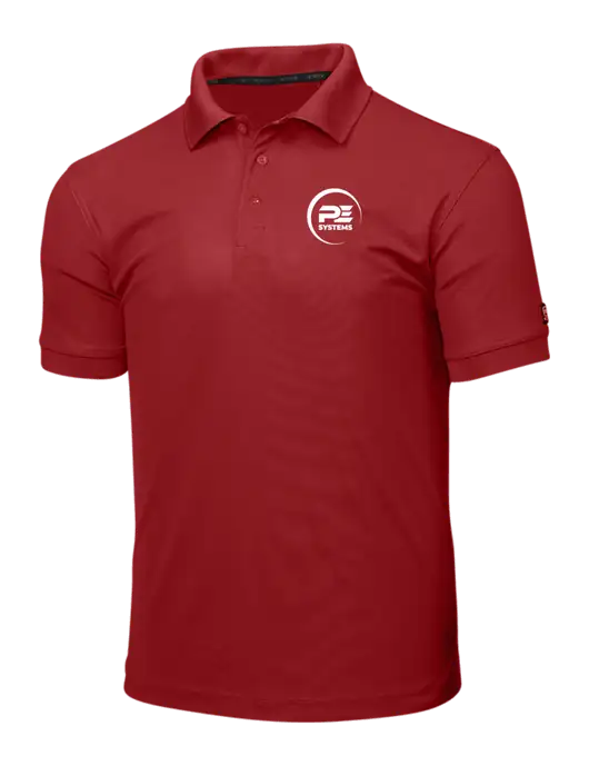 OGIO Red Caliber 2.0 Polo w/PE Systems Logo