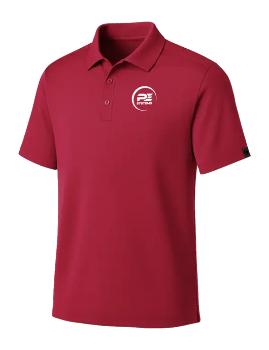 OGIO Red Framework Polo w/PE Systems Logo