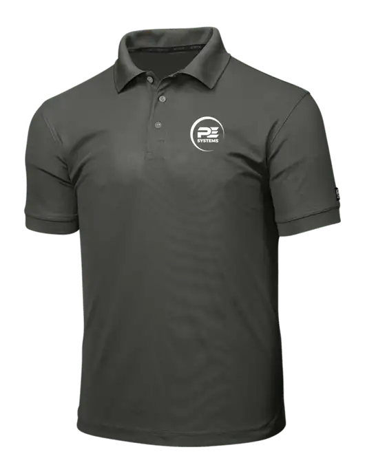 OGIO Medium Grey Caliber 2.0 Polo w/PE Systems Logo