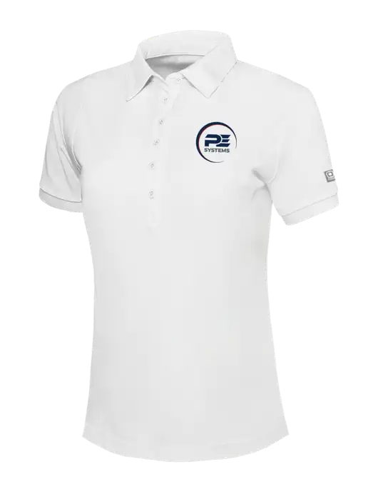 OGIO Womens Bright White Jewel Polo w/PE Systems Logo