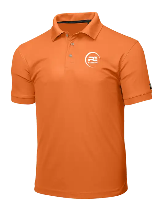 OGIO Orange Caliber 2.0 Polo w/PE Systems Logo