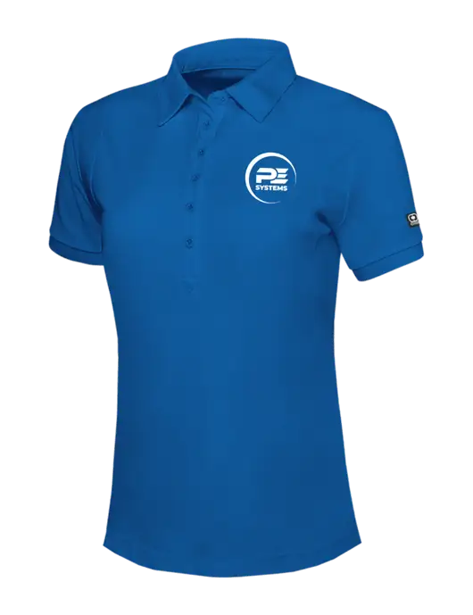 OGIO Womens Royal Blue Jewel Polo w/PE Systems Logo