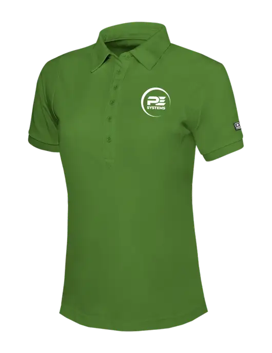 OGIO Womens Dark Kelly Green Jewel Polo w/PE Systems Logo