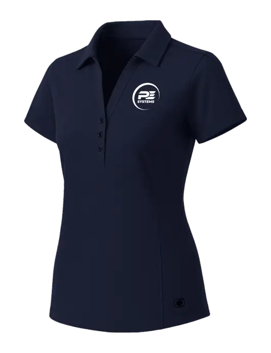 OGIO Womens Navy ONYX Polo w/PE Systems Logo