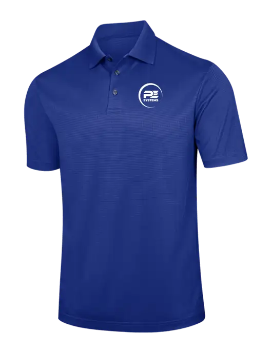 Dark Royal Blue Performance Fine Jacquard Polo w/PE Systems Logo