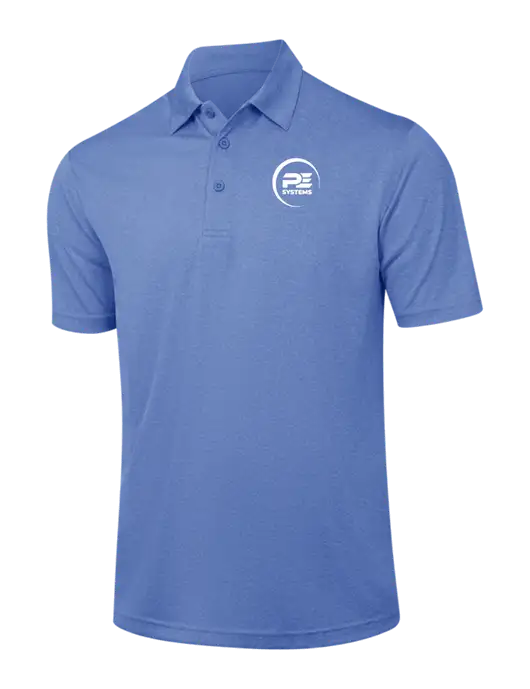 Royal Heather Contender Polo w/PE Systems Logo