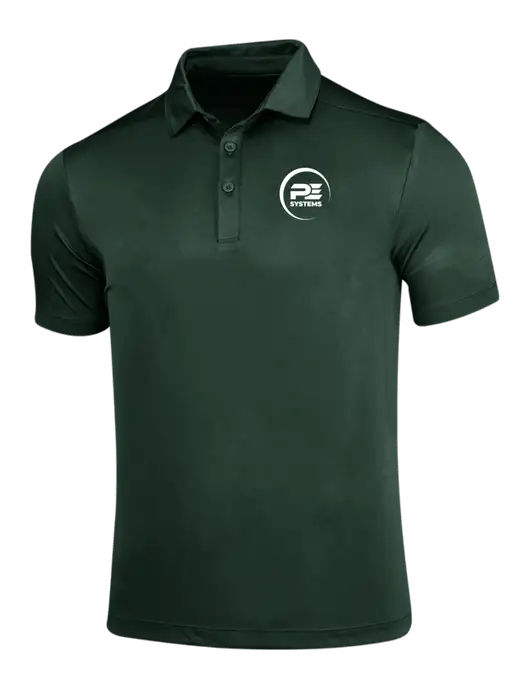 Forest Green Posi-UV Pro Polo w/PE Systems Logo