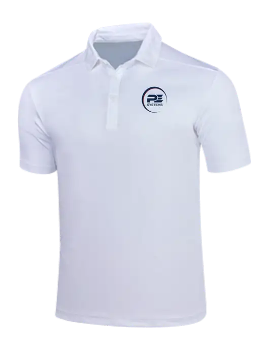 White Posi-UV Pro Polo w/PE Systems Logo