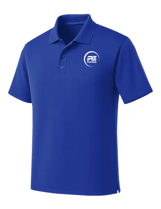 Dark Royal Dry Zone UV Micro Mesh Polo w/PE Systems Logo