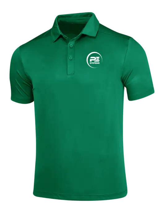 Kelly Green Posi-UV Pro Polo w/PE Systems Logo