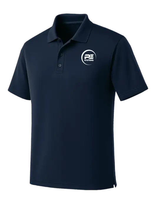 Dark Navy Dry Zone UV Micro Mesh Polo w/PE Systems Logo