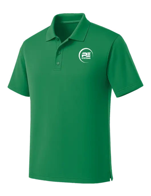 Kelly Green Dry Zone UV Micro Mesh Polo w/PE Systems Logo