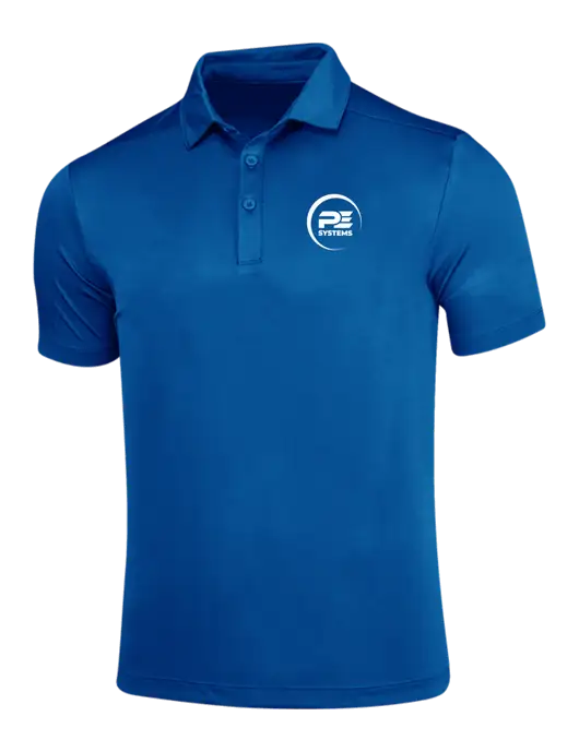 True Royal Posi-UV Pro Polo w/PE Systems Logo