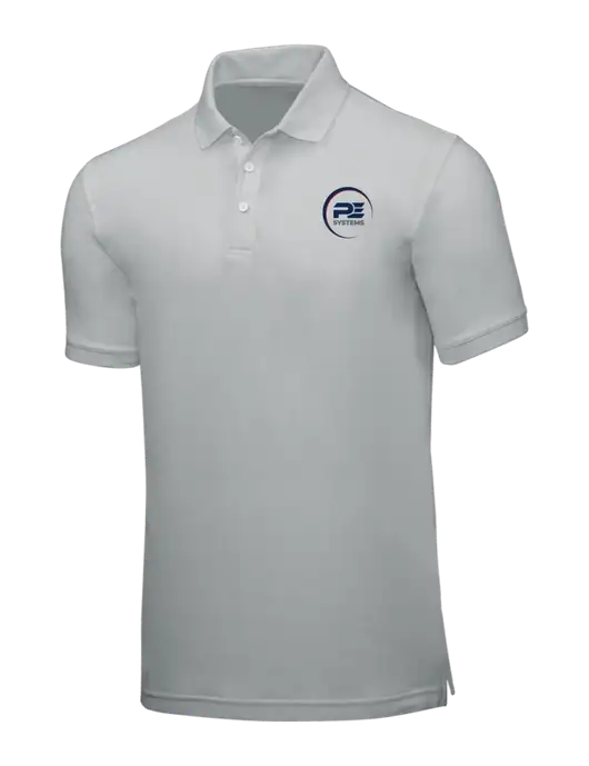 Light Grey Core Classic Pique w/PE Systems Logo
