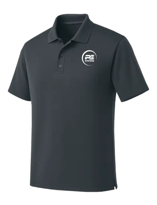 Dark Grey Dry Zone UV Micro Mesh Polo w/PE Systems Logo