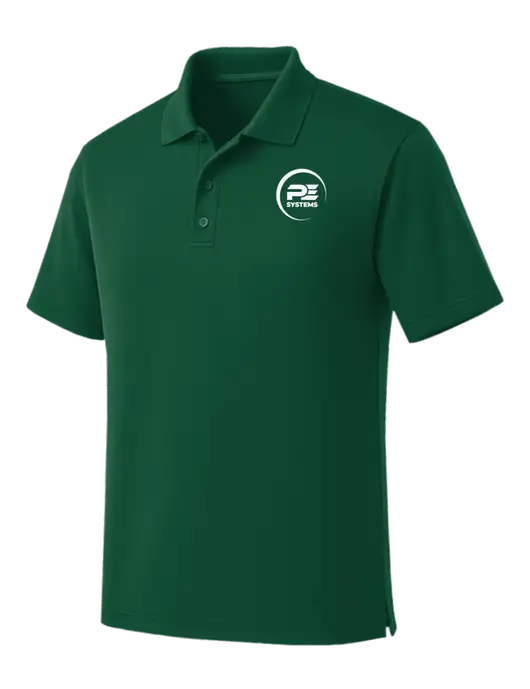 Dark Green Dry Zone UV Micro Mesh Polo w/PE Systems Logo