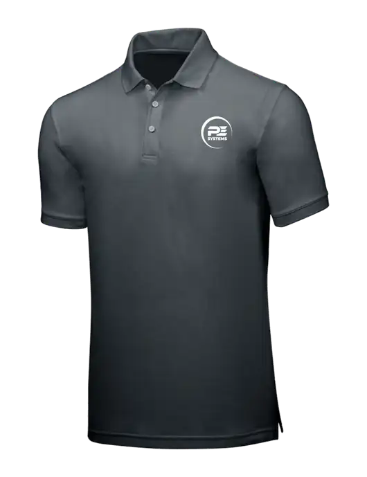 Dark Grey Core Classic Pique w/PE Systems Logo