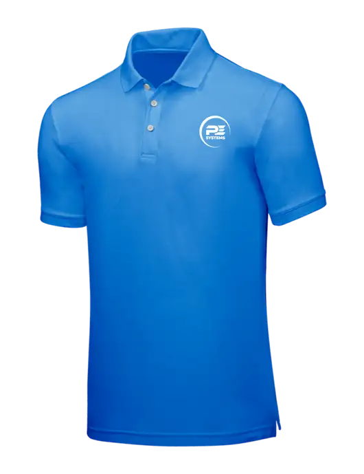 Light Royal Blue Core Classic Pique w/PE Systems Logo