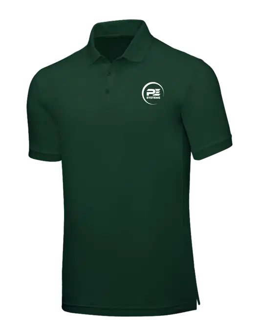 Dark Green Core Classic Pique w/PE Systems Logo