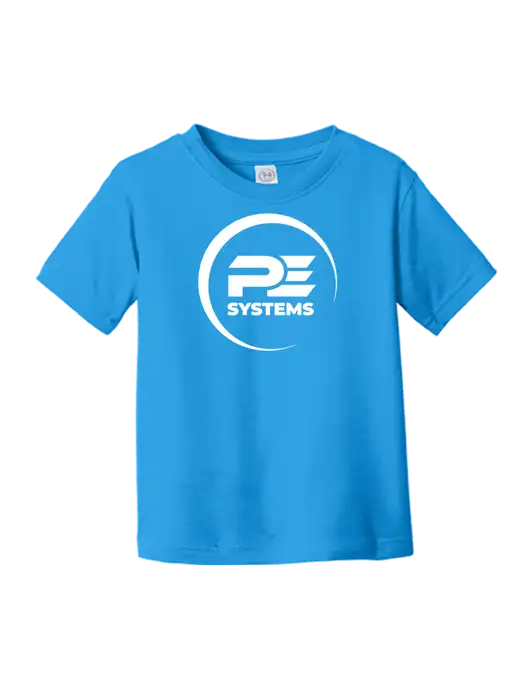 Rabbit Skins Cobalt Toddler Fine Jersey Tee w/PE Systems Logo