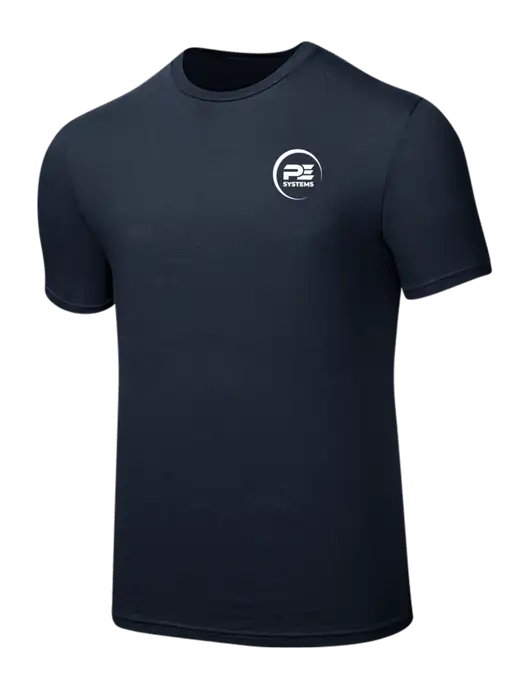 Seriously Soft Navy T-Shirt w/PE Systems Logo