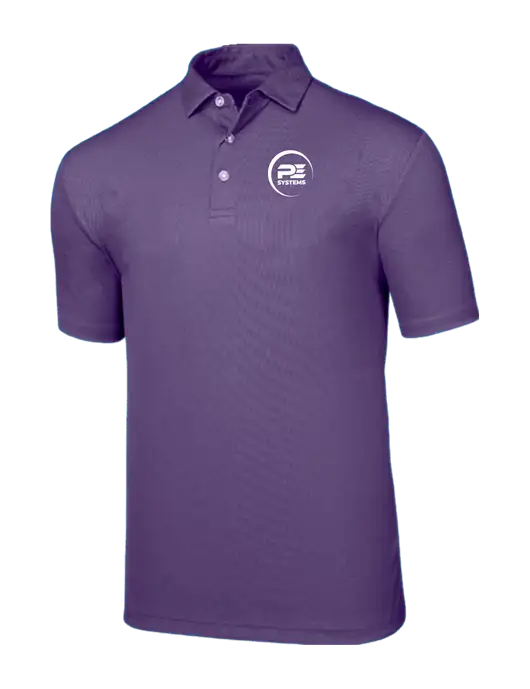 Callaway Birdseye Purple Polo w/PE Systems Logo