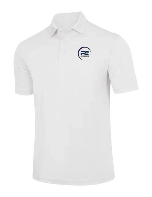White PosiCharge Competitor Polo w/PE Systems Logo