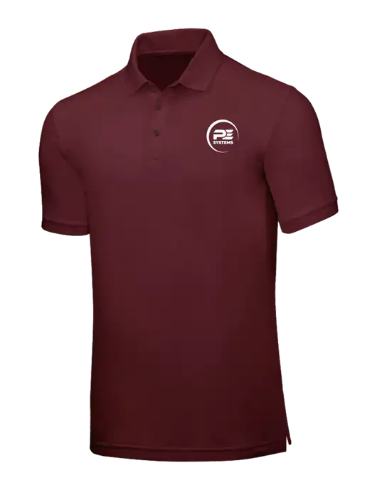 Maroon Core Classic Pique w/PE Systems Logo