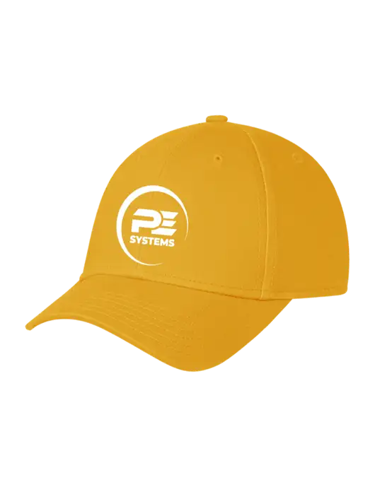 Yellow Gold Structured Cap Hook & Loop w/PE Systems Logo