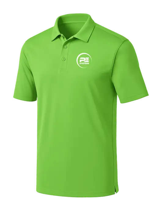 Light Kelly Green Silk Touch Performance Polo w/PE Systems Logo
