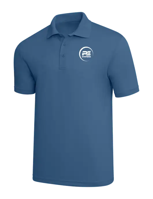 Slate Blue PosiCharge RacerMesh Polo w/PE Systems Logo
