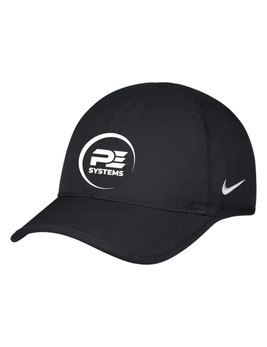Nike Black Featherlight Cap w/PE Systems Logo