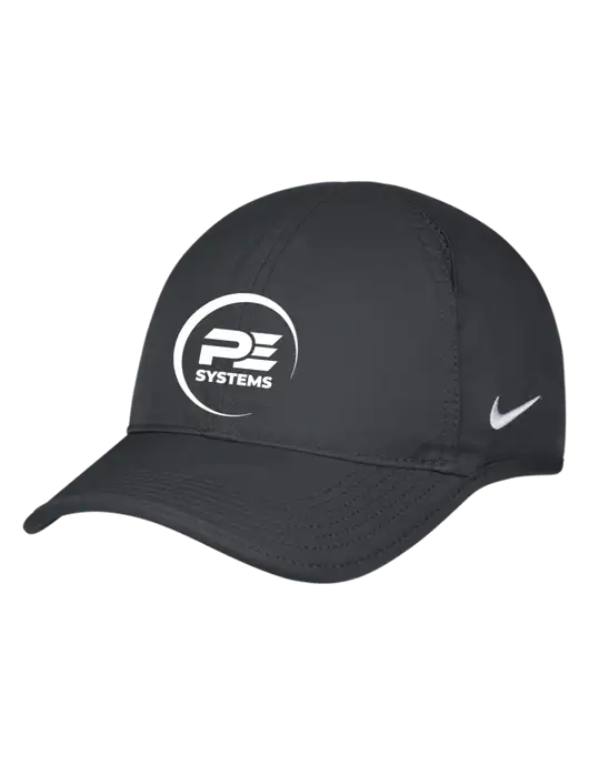 Nike Charcoal Featherlight Cap w/PE Systems Logo