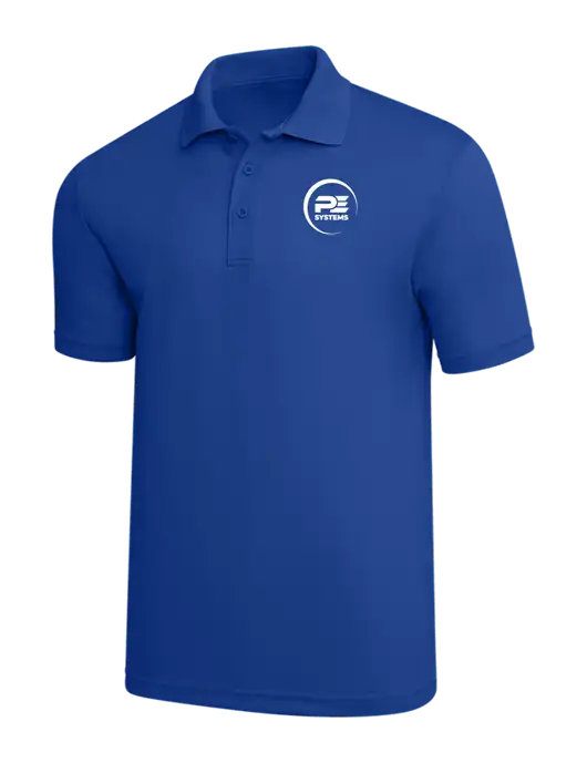 Dark Royal PosiCharge RacerMesh Polo w/PE Systems Logo