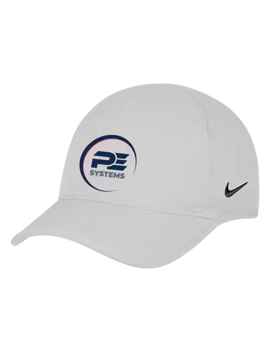 Nike White Featherlight Cap w/PE Systems Logo