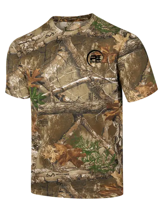 Russell Outdoors Realtree Edge Camo T-Shirt w/PE Systems Logo