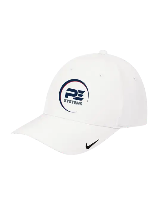 Nike White Dri-FIT Legacy Cap w/PE Systems Logo