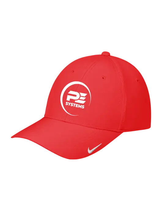 Nike Red Dri-FIT Legacy Cap w/PE Systems Logo