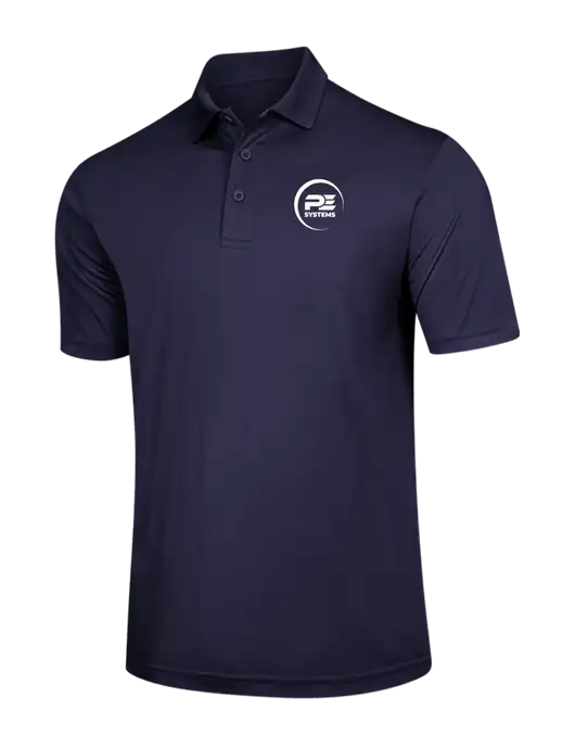 Navy PosiCharge Competitor Polo w/PE Systems Logo