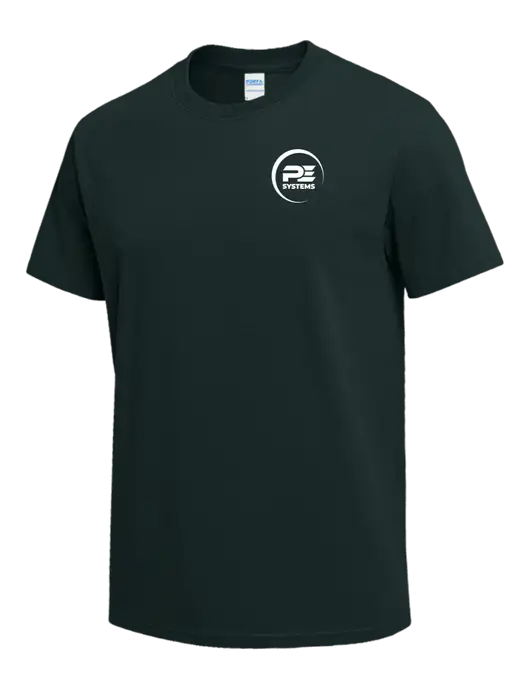 Dark Green Heavyweight 6.1 oz T-Shirt w/PE Systems Logo