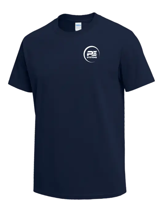 Navy Heavyweight 6.1 oz T-Shirt w/PE Systems Logo