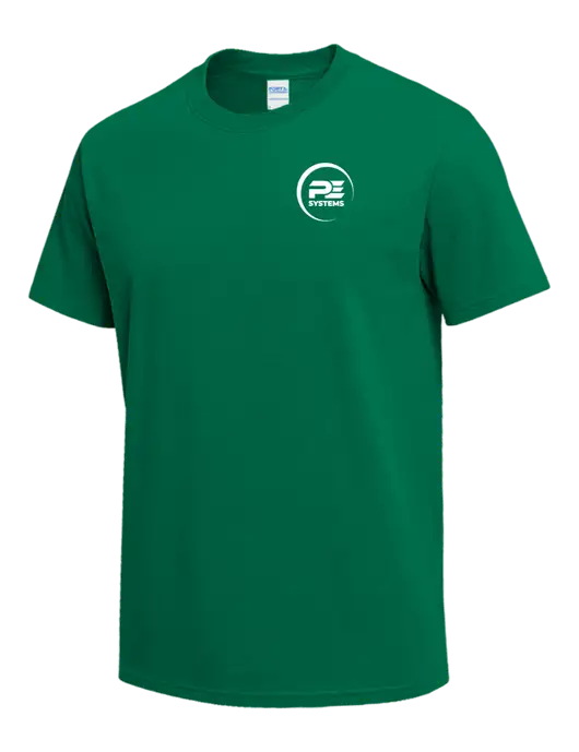 Kelly Green Heavyweight 6.1 oz T-Shirt w/PE Systems Logo
